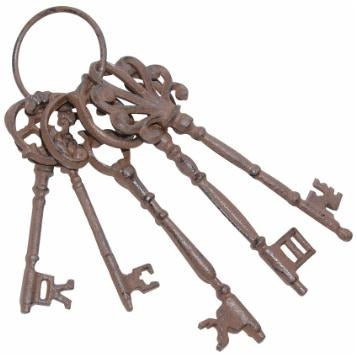 Iron Keys on a Ring Costume Accessory
