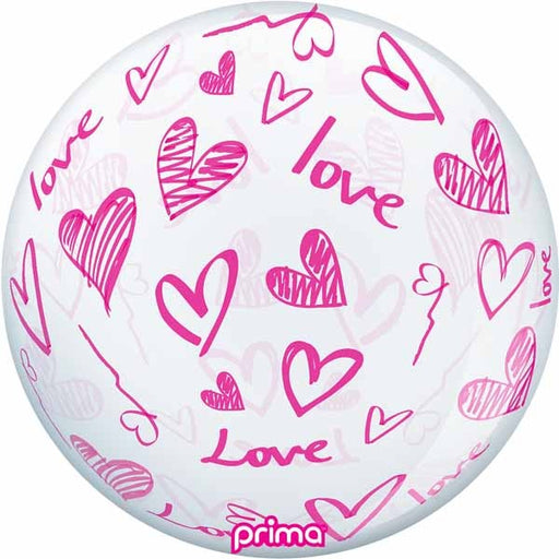 Prima Graffiti Love 20-Inch Sphere Balloon