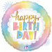 Opal Birthday 18-Inch Round Holographic Foil Balloon