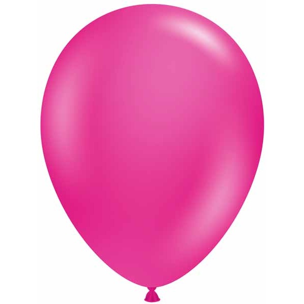 TUFTEX 11-Inch Hot Pink Latex Balloons, 12-Pack