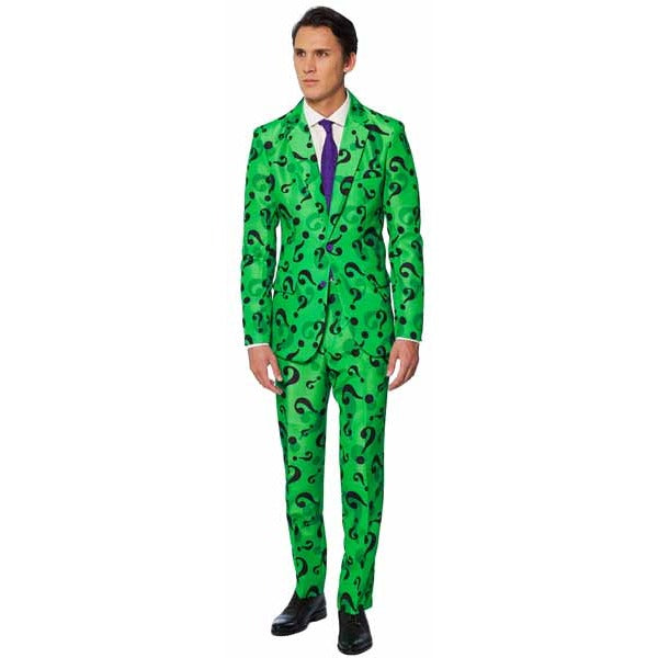 Suitmeister The Riddler Men's Costume Suit, Medium