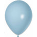 Trico Dusty Retro Blue 12-Inch Latex Balloons, 8 Pack