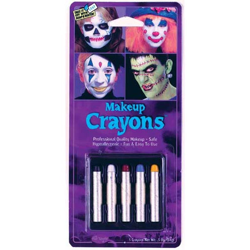Festive Colour Makeup Crayons, 5-Pack