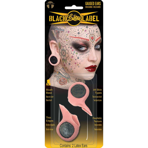 Tinsley Transfers Black Label Latex Gauge Ears