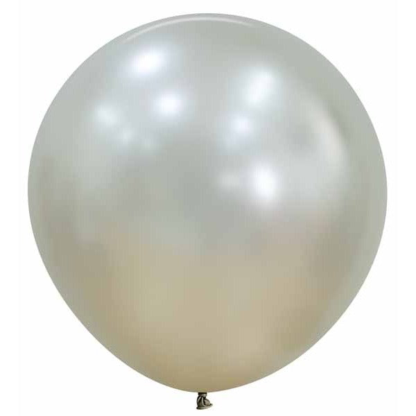Sempertex Silk Cream Pearl 24-Inch Latex Balloons, 10-Pack