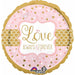 Sparkling Wedding Jumbo Round Foil Balloon