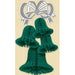 20-Inch Hunter Green Bell Cluster Decoration, 1 Per Package