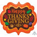 25 Inch Satin Thanksgiving Marquee Foil Balloon
