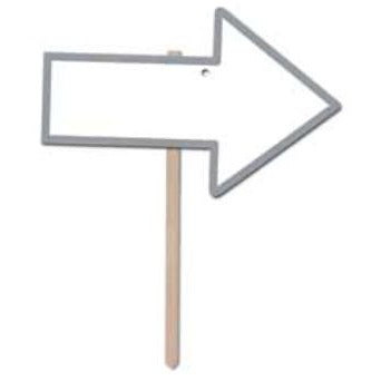 Arrow Yard Sign, 9.75 x 15.25 Inches