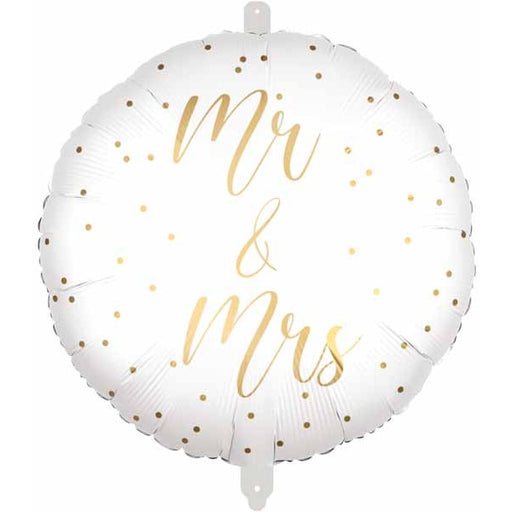 Mr & Mrs 18-Inch Foil Balloon