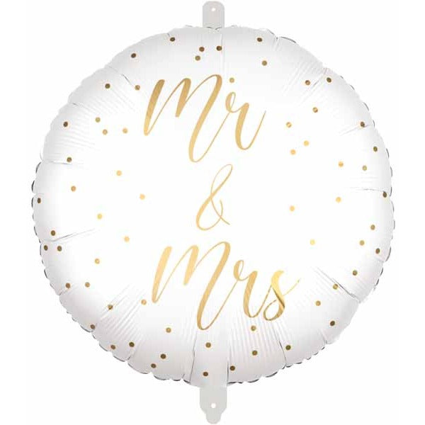 Mr & Mrs 18-Inch Foil Balloon