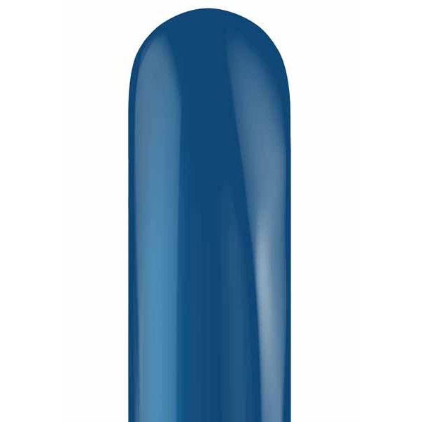 TUFTEX 260 Navy Latex Twisting Balloons, 50 Count