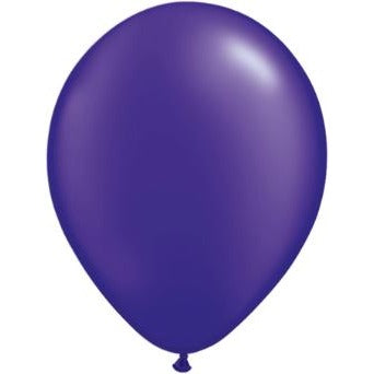 Qualatex 16" Pearl Quartz Purple Latex Balloons, 50 Count
