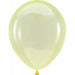 Anagram Crystal Yellow 5-Inch Latex Balloons, 100 Count