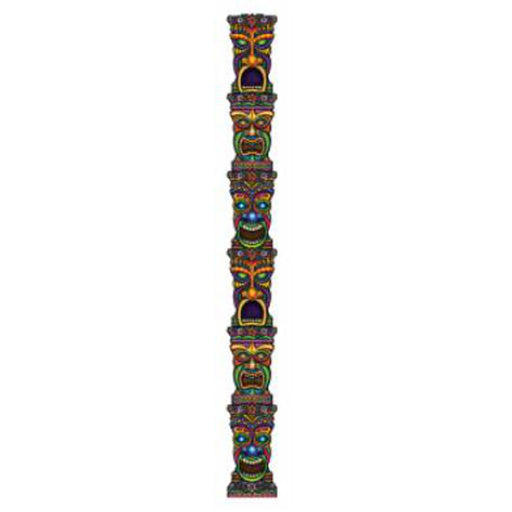 7' Jointed Tiki Totem Pole