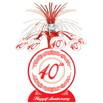 40th Anniversary Centerpiece, 13 Inch