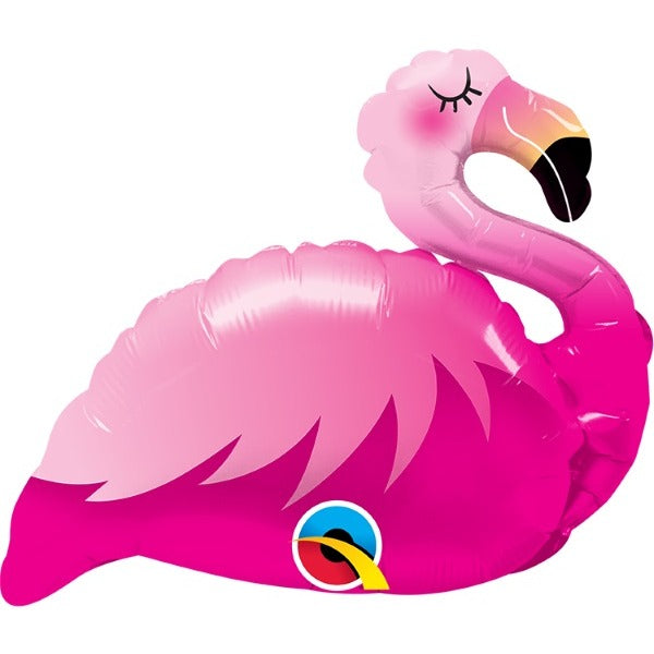 Pink Flamingo Mini Shape Foil Balloon