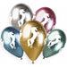 Gemar 13" Shiny Unicorn Latex Balloons, 25 Count