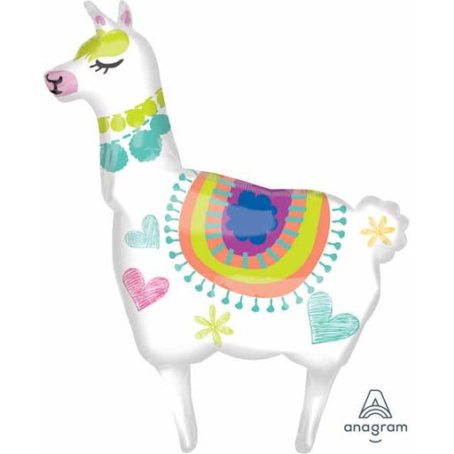 41-Inch Llama Shaped Foil Balloon