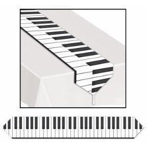 Printed Piano Keyboard Table Runner