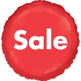 18 Inch SALE Round Foil Balloon