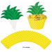 Pineapple Cupcake Wrappers and Toppers