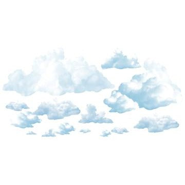 Fluffy Cloud Props, 24 Count