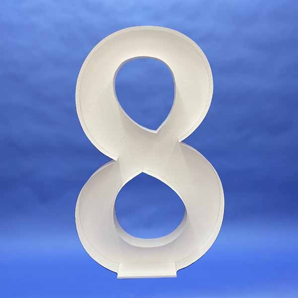 XL Number 8 Balloon Mosaic Frame Kit, 150 cm