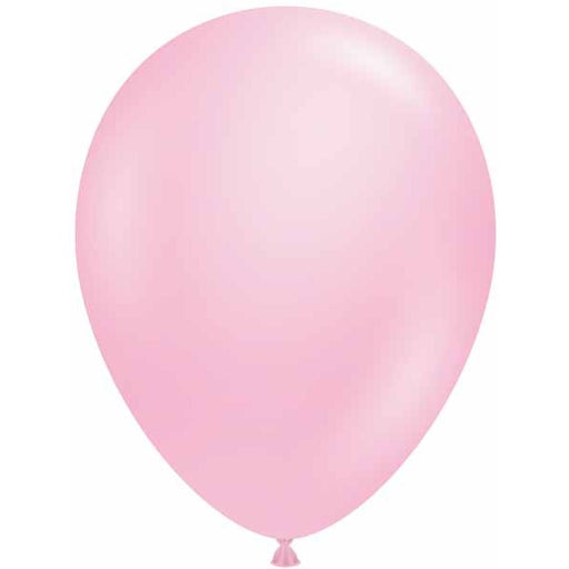 TUFTEX 17" Baby Pink Latex Balloons, 50 Count