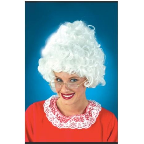 Mrs. Santa Synthetic Costume Wig