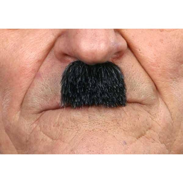 MOUSTACHE BLACK GREY 4 CM X 3 CM