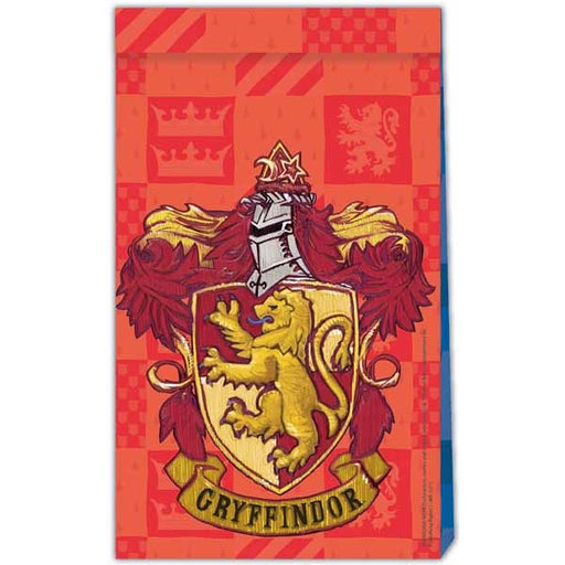 Harry Potter Hogwarts Paper Party Bags, 4 Pack