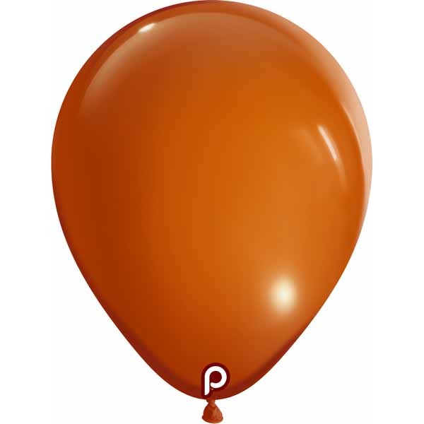 Prima Pumpkin Orange 11-Inch Round Latex Balloons, 100 Count