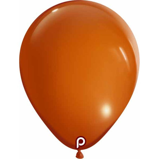 Prima Pumpkin Orange 5-Inch Round Latex Balloons, 100 Count