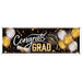 Congrats Grad Sign Banner, 5 ft x 21 in