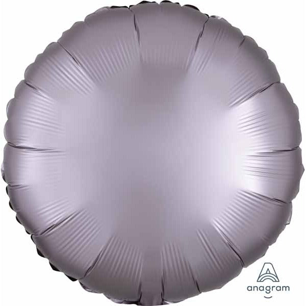 18-Inch Greige Satin Luxe Round Foil Balloon
