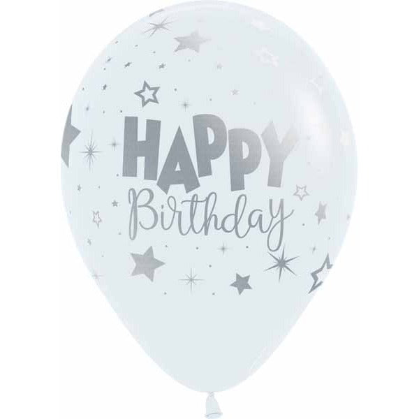 HBD FANTASY WHITE 11" SEMPERTEX 50/BG