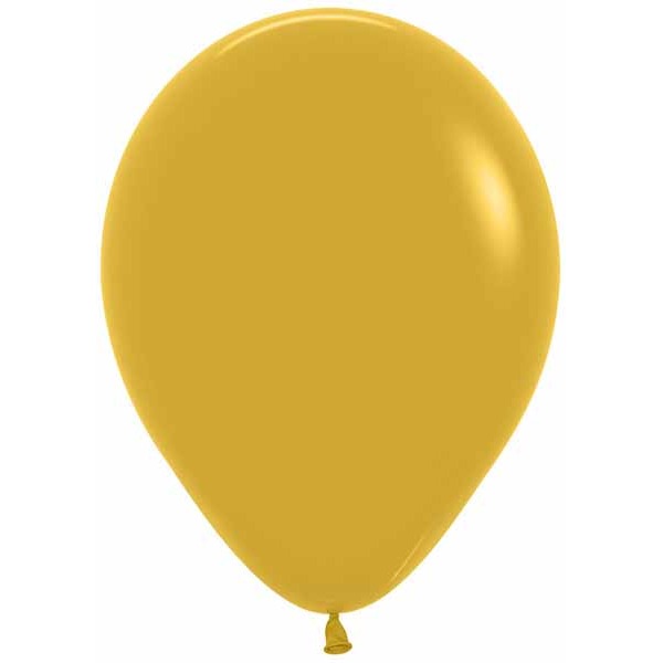 Sempertex 5-Inch Mustard Latex Balloons, 50 Count