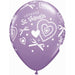 French Valentine's Day 11-Inch Latex Balloons, 50 Count