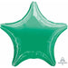 19-Inch Metallic Green Star Foil Balloon