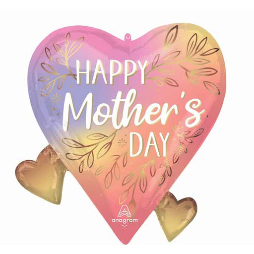Botanical Traces Happy Mother's Day 22 Inch Foil Balloon