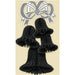 20-Inch Black Bell Cluster Decoration