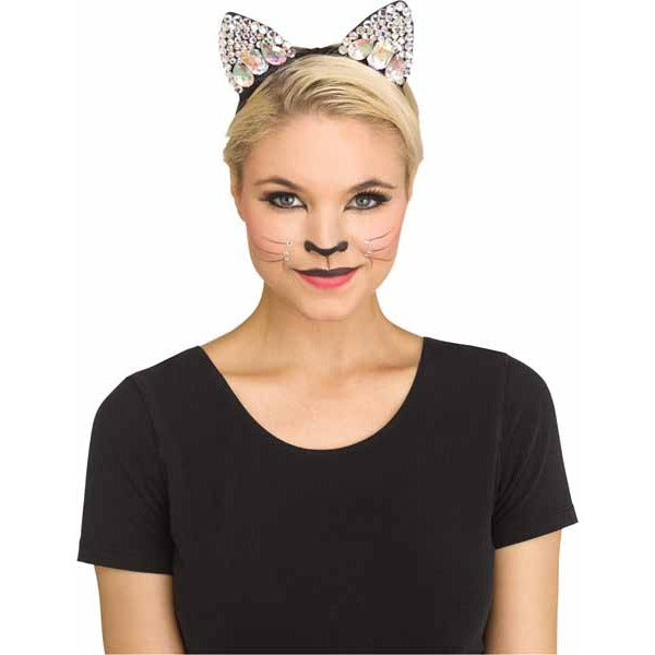 Black Jeweled Cat Ears