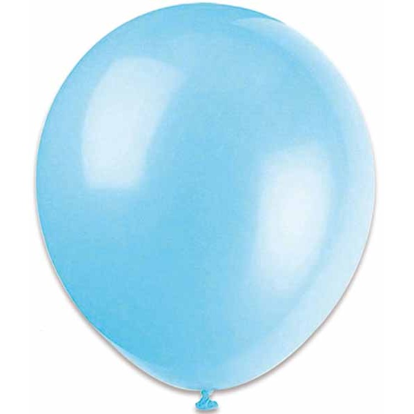 Trico Light Blue 12-Inch Latex Balloons, 100 Pack