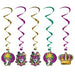 MARDI GRAS WHIRLS 5/PKG ASST. COLORS