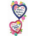Happy Mother's Day Watercolor Floral 52-Inch Foil Balloon