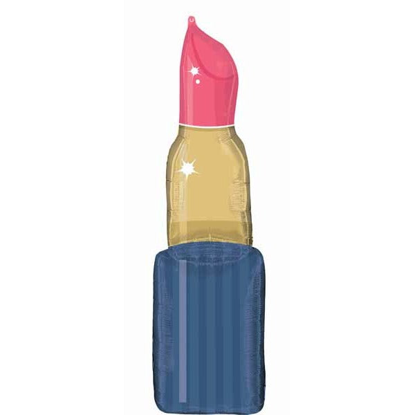 Spa Party Lipstick 41-Inch Foil Balloon