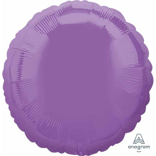 18-Inch Spring Lilac Round Foil Balloon