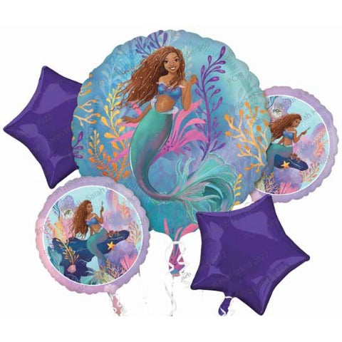 Disney The Little Mermaid Live Action Foil Balloon Bouquet