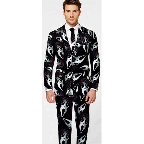 Suitmeister Ghost Face Men's Suit, X-Large